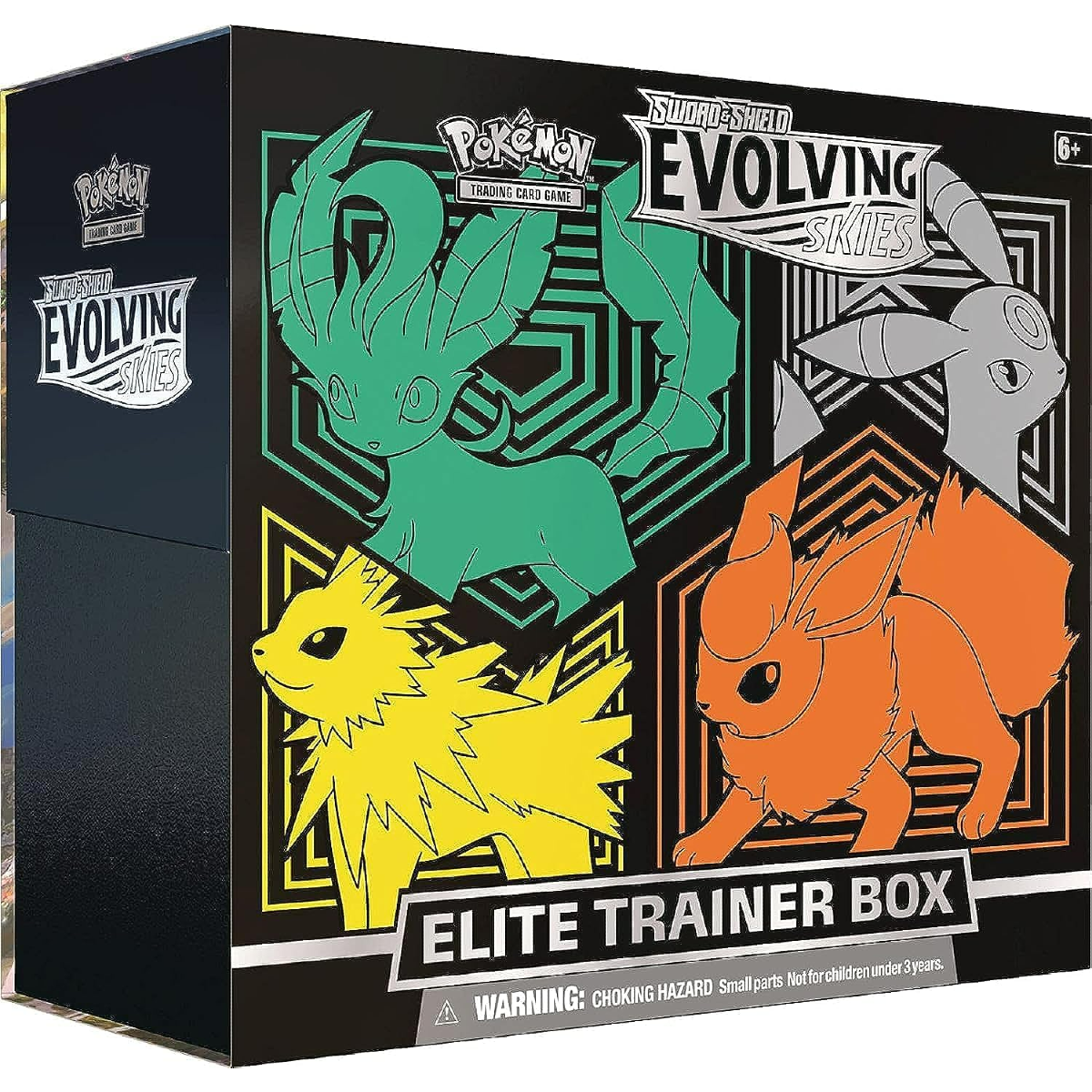 Pokemon Sword & Shield - SWSH07 - Evolving Skies Elite Trainer Box (8 Packs) - Random Variant