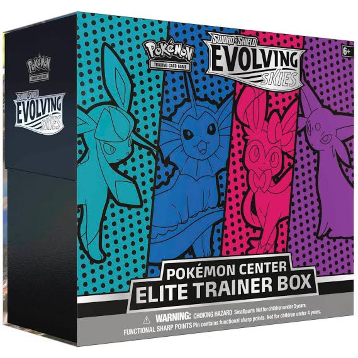 Pokemon Sword & Shield - SWSH07 - Evolving Skies POKEMON CENTER Elite Trainer Box (Sylveon)