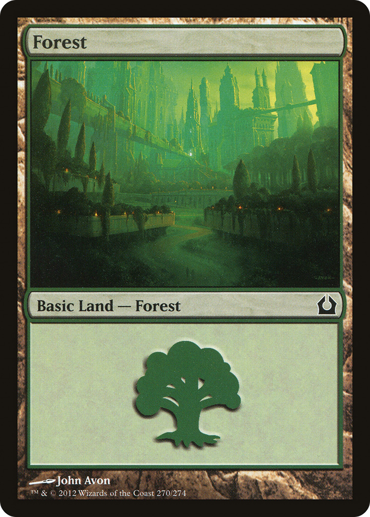 Return to Ravnica - (RTR-270) - Forest (270) Foil