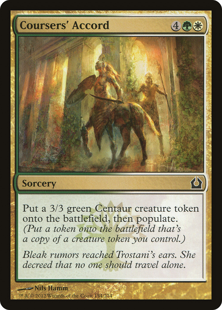 Return to Ravnica - (RTR-154) - Coursers' Accord Foil