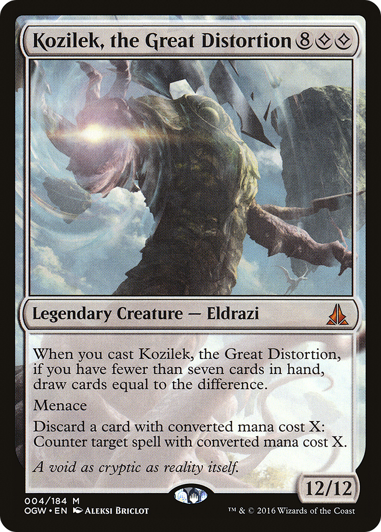 Oath of the Gatewatch - (OGW-004) - Kozilek, the Great Distortion