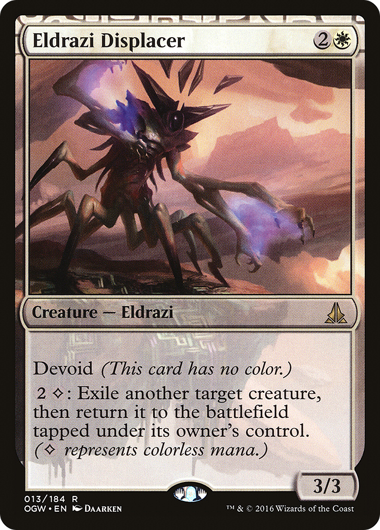 Oath of the Gatewatch - (OGW-013) - Eldrazi Displacer: (devoid) Foil