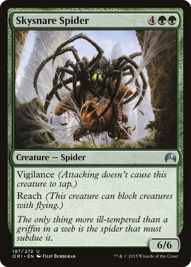 Magic Origins - (ORI-197) - Skysnare Spider Foil