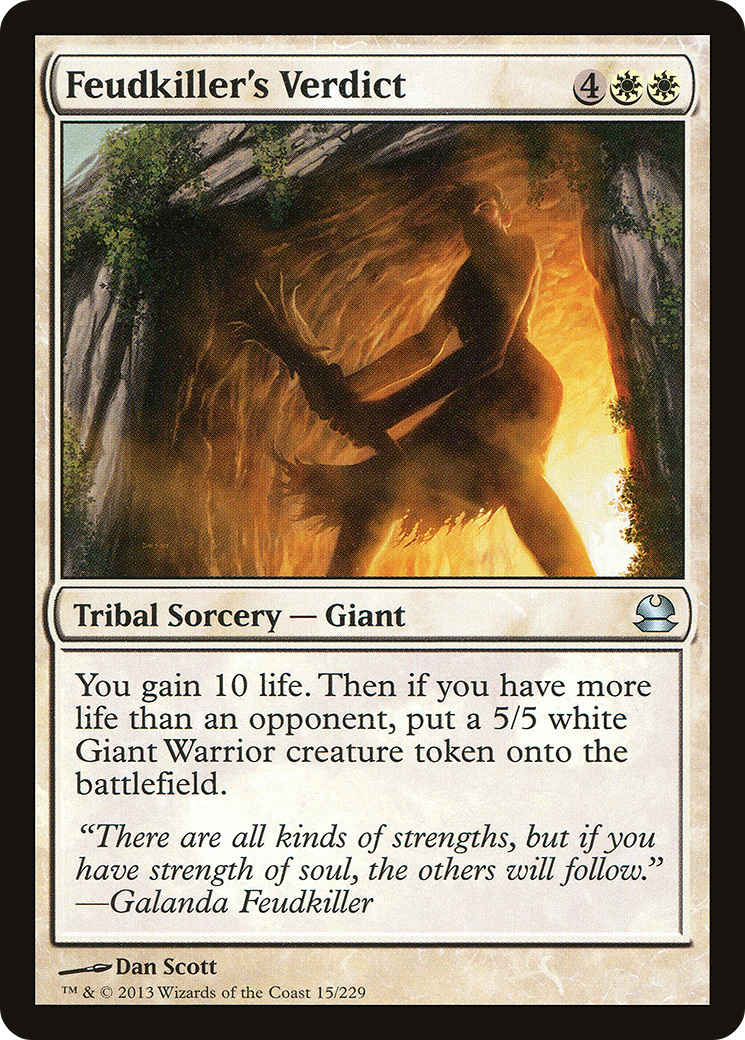 Modern Masters - (MMA-015) - Feudkiller's Verdict
