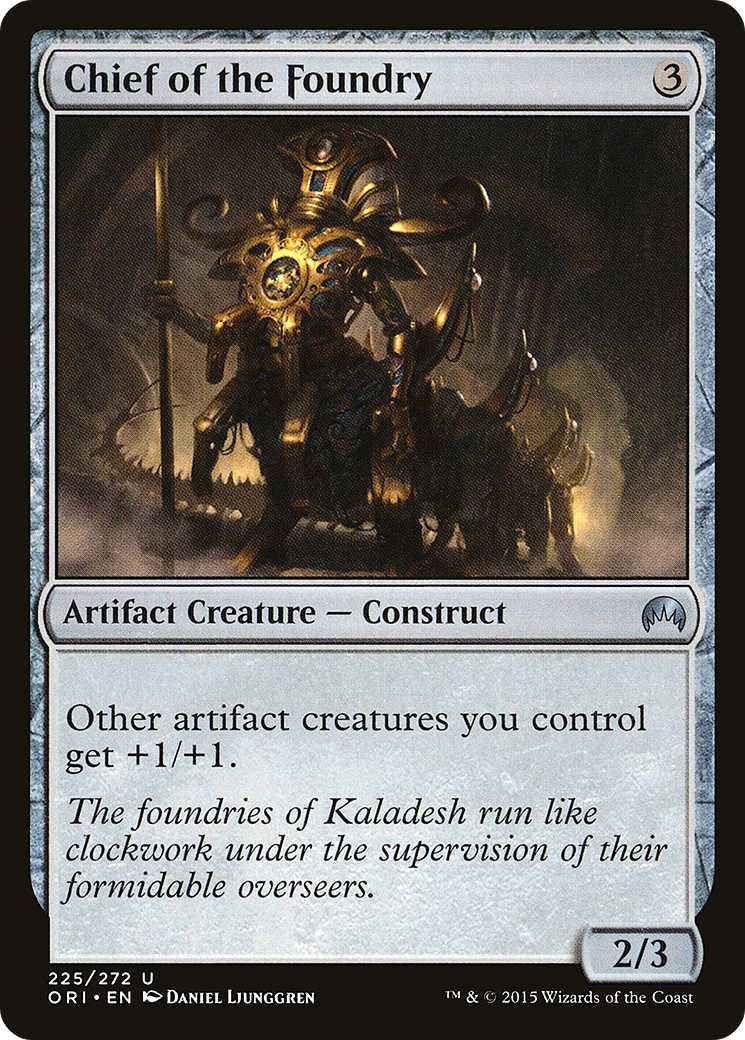 Magic Origins - (ORI-225) - Chief of the Foundry