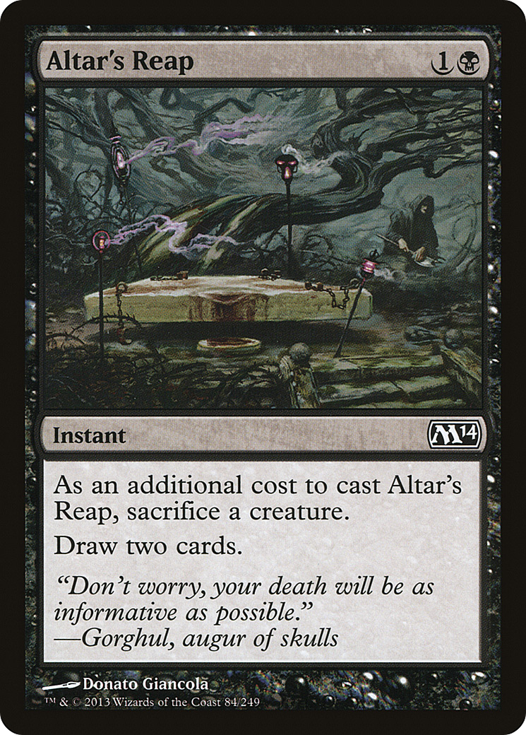 Magic 2014 - (M14-084) - Altar's Reap