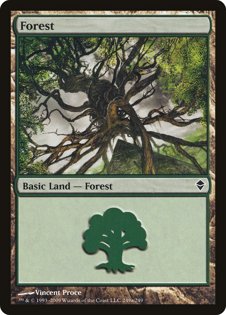 Zendikar - (ZEN-249A) - Forest (249a)