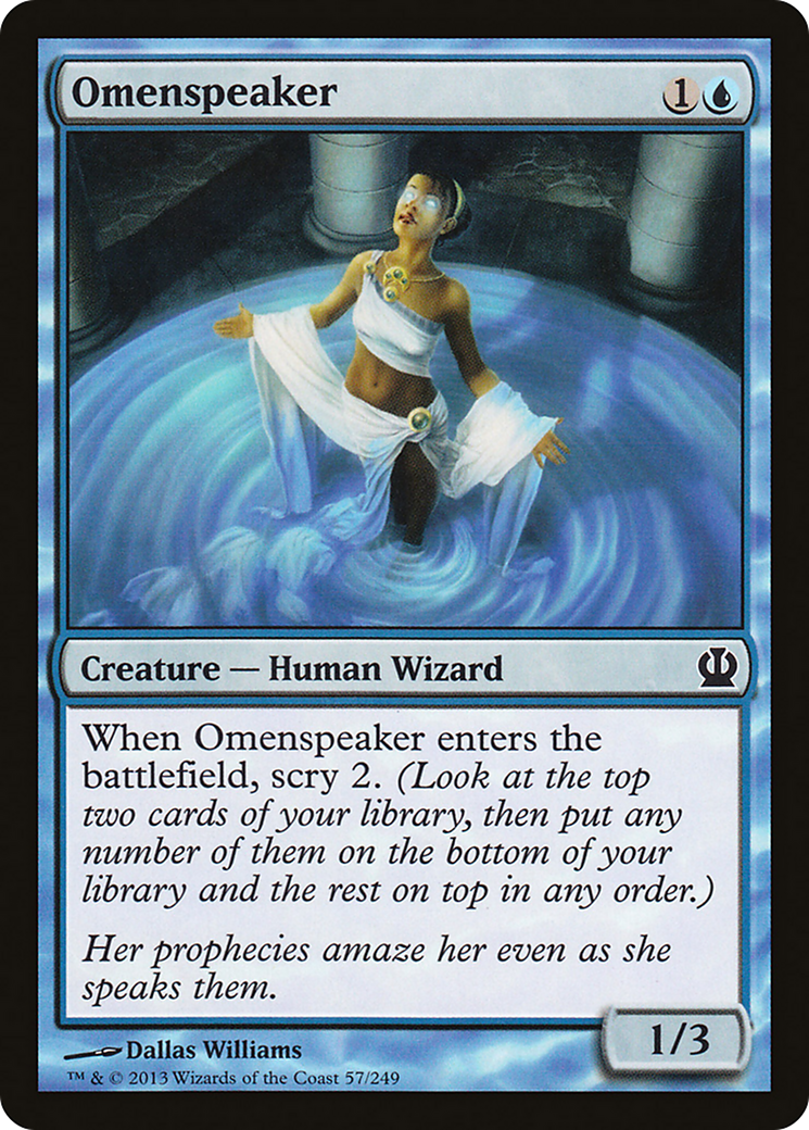 Theros - (THS-057) - Omenspeaker Foil