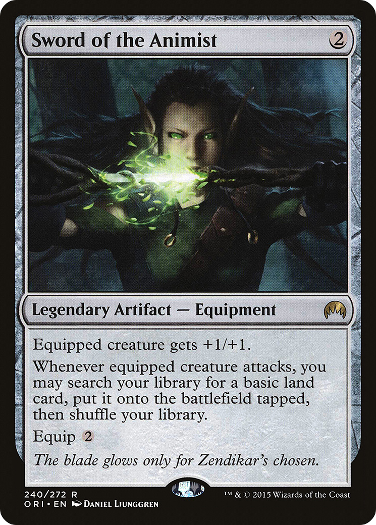 Magic Origins - (ORI-240) - Sword of the Animist