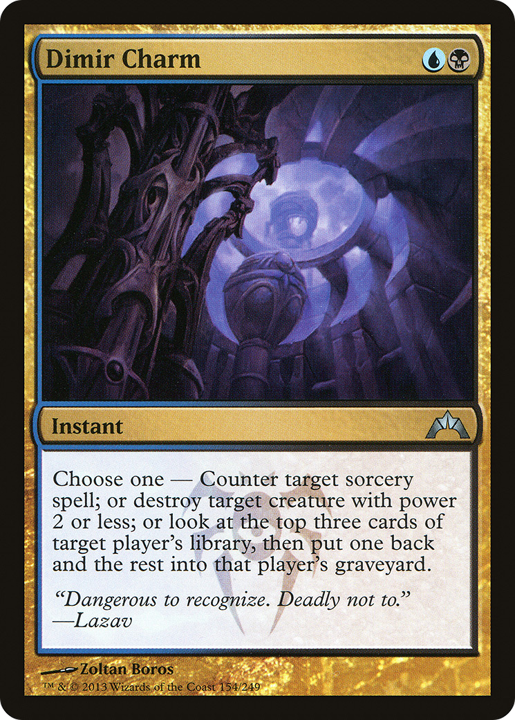 Gatecrash - (GTC-154) - Dimir Charm Foil