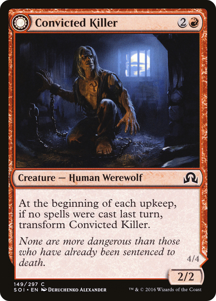 Shadows over Innistrad - (SOI-149) - Convicted Killer: (Double Faced Transform) Foil