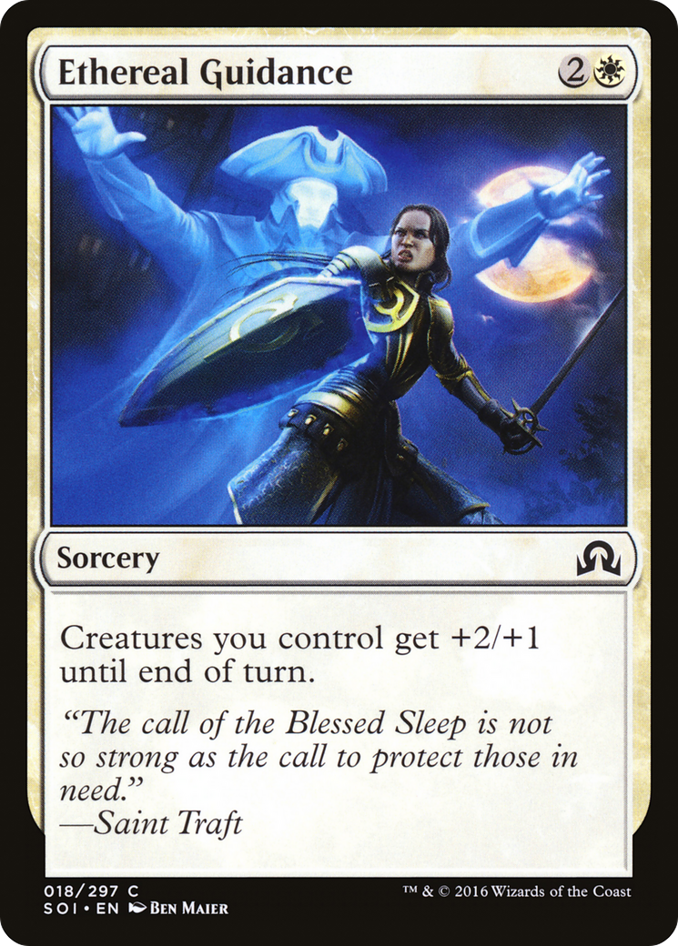 Shadows over Innistrad - (SOI-018) - Ethereal Guidance Foil