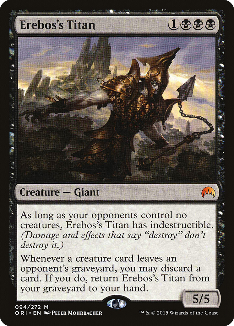 Magic Origins - (ORI-094) - Erebos's Titan Foil
