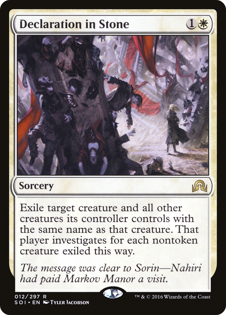 Shadows over Innistrad - (SOI-012) - Declaration in Stone Foil