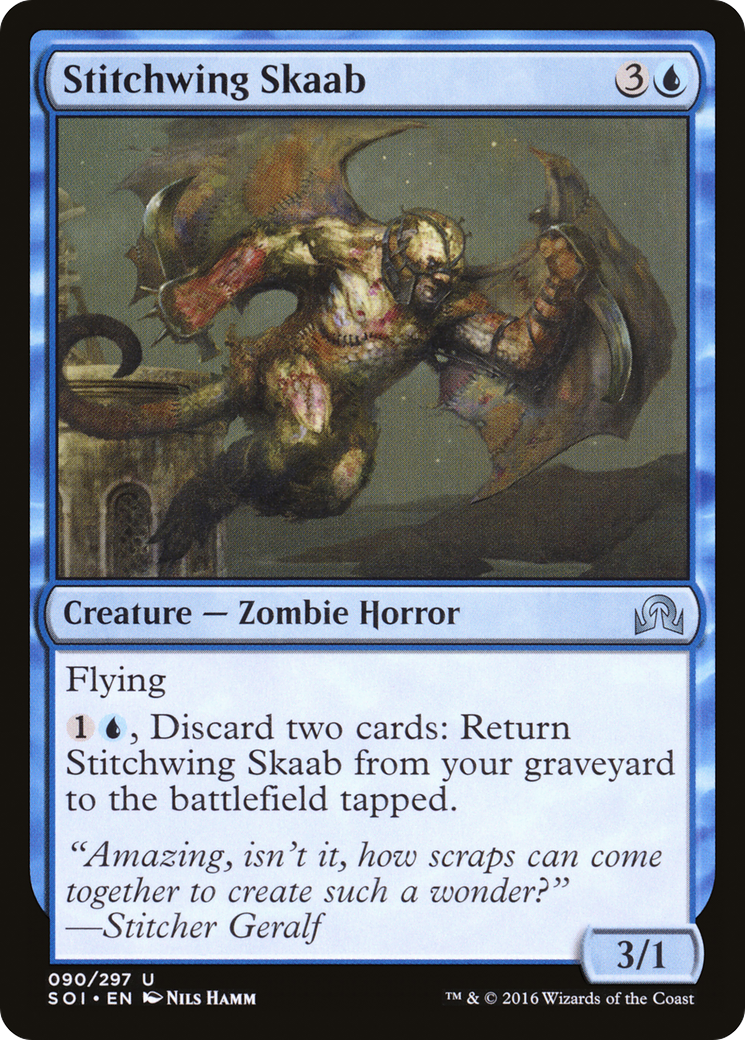 Shadows over Innistrad - (SOI-090) - Stitchwing Skaab