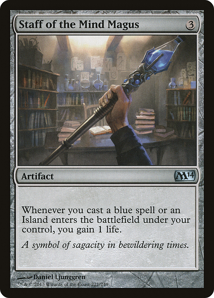 Magic 2014 - (M14-221) - Staff of the Mind Magus