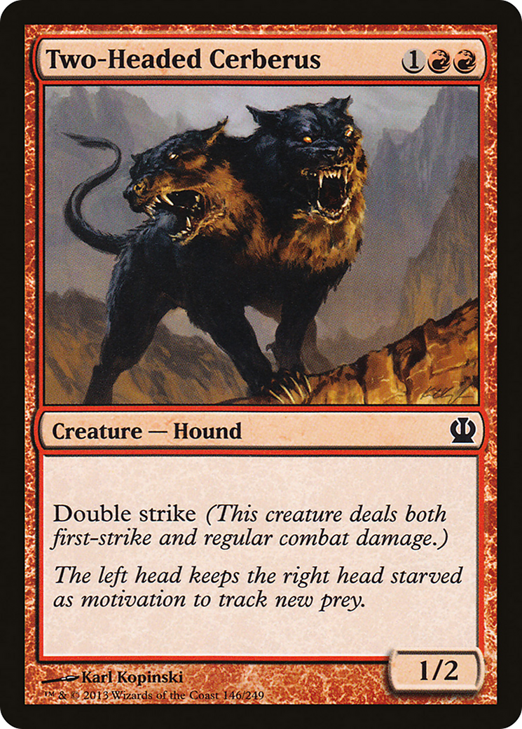 Theros - (THS-146) - Two-Headed Cerberus Foil