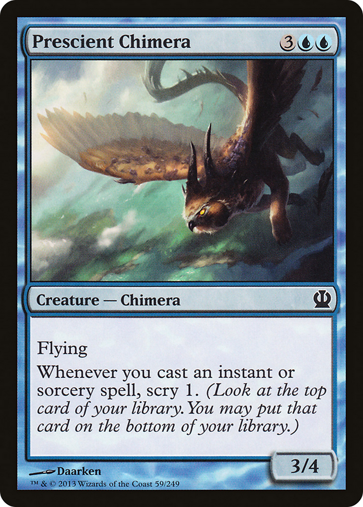 Theros - (THS-059) - Prescient Chimera Foil