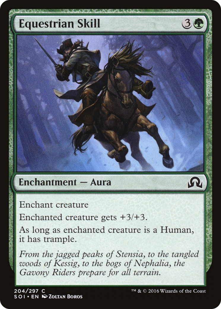 Shadows over Innistrad - (SOI-204) - Equestrian Skill