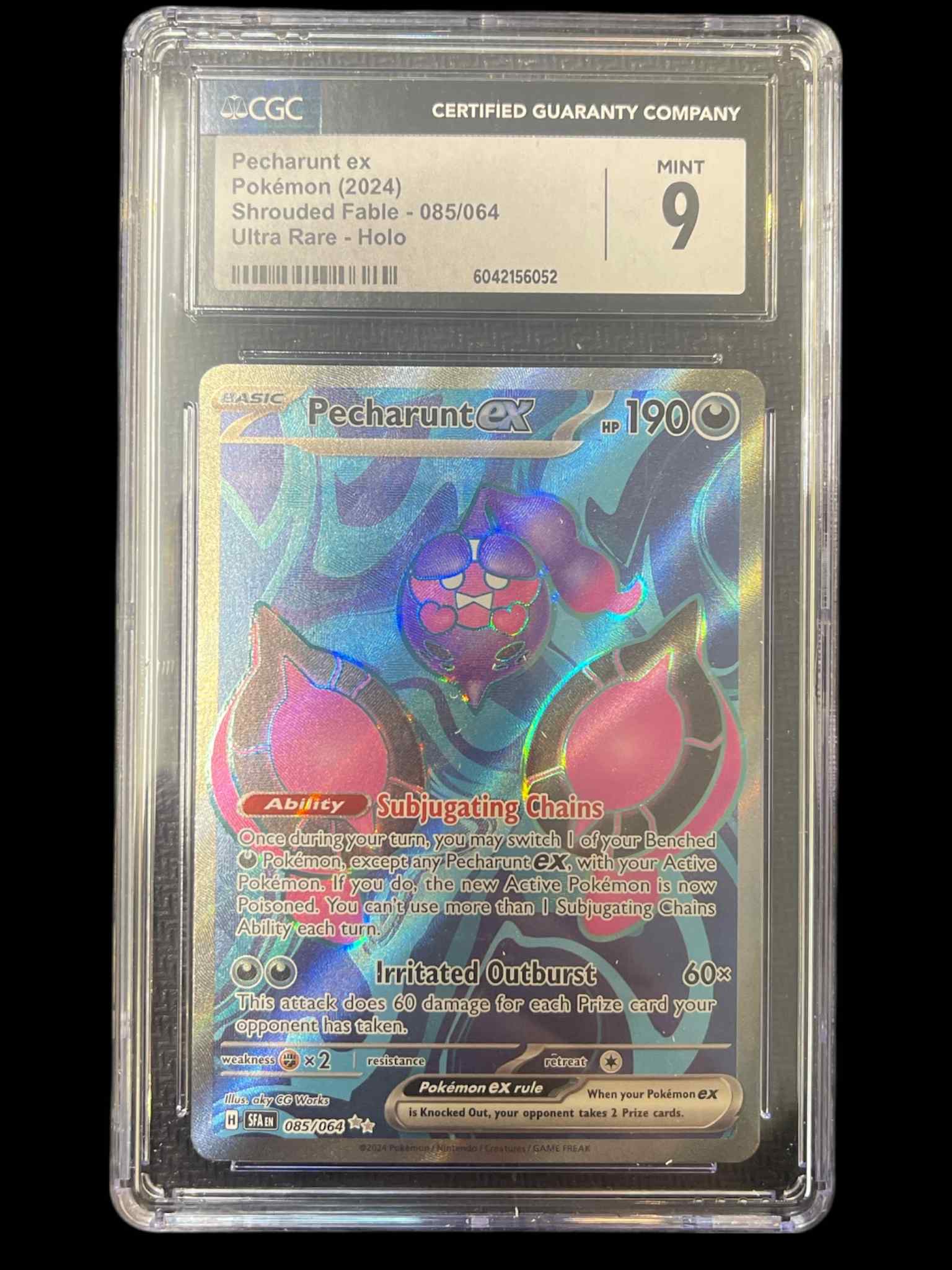 SV Shrouded Fable  085/064 CGC9 #6042156052 Pecharunt ex  - Holofoil - Ultra Rare
