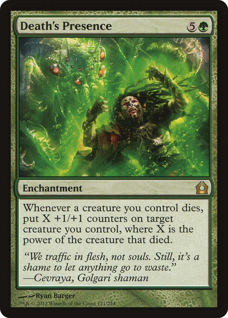 Return to Ravnica - (RTR-121) - Death's Presence Foil