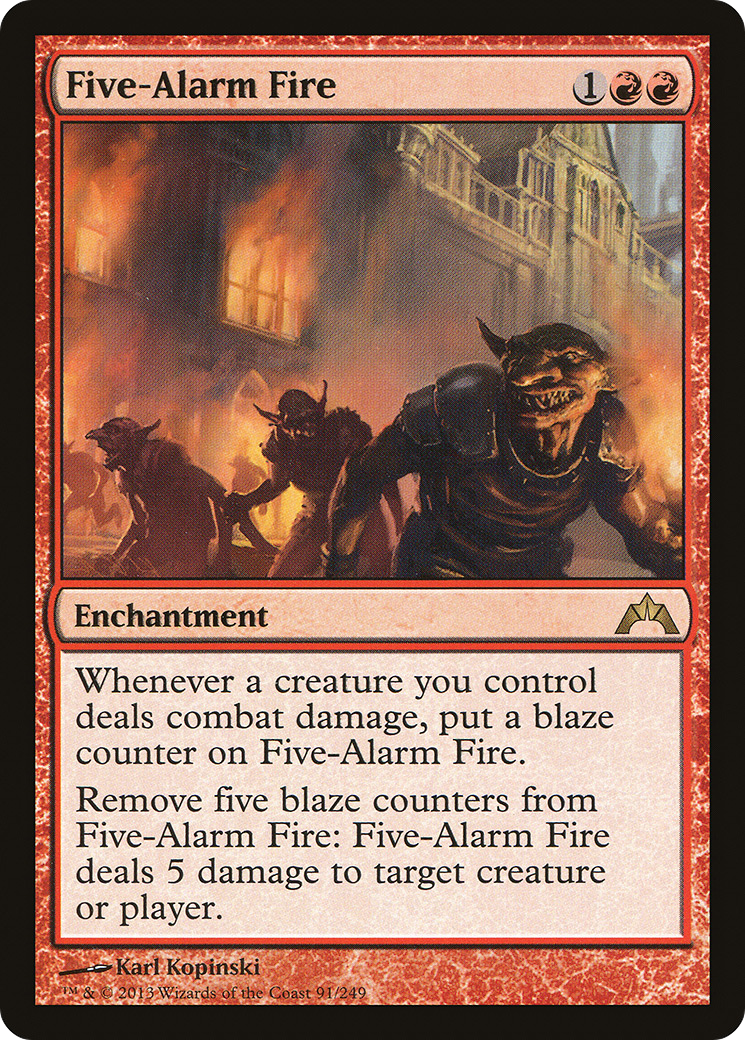 Gatecrash - (GTC-091) - Five-Alarm Fire