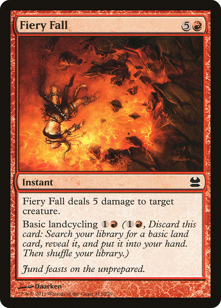 Modern Masters - (MMA-113) - Fiery Fall Foil