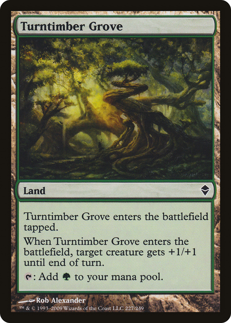 Zendikar - (ZEN-227) - Turntimber Grove Foil