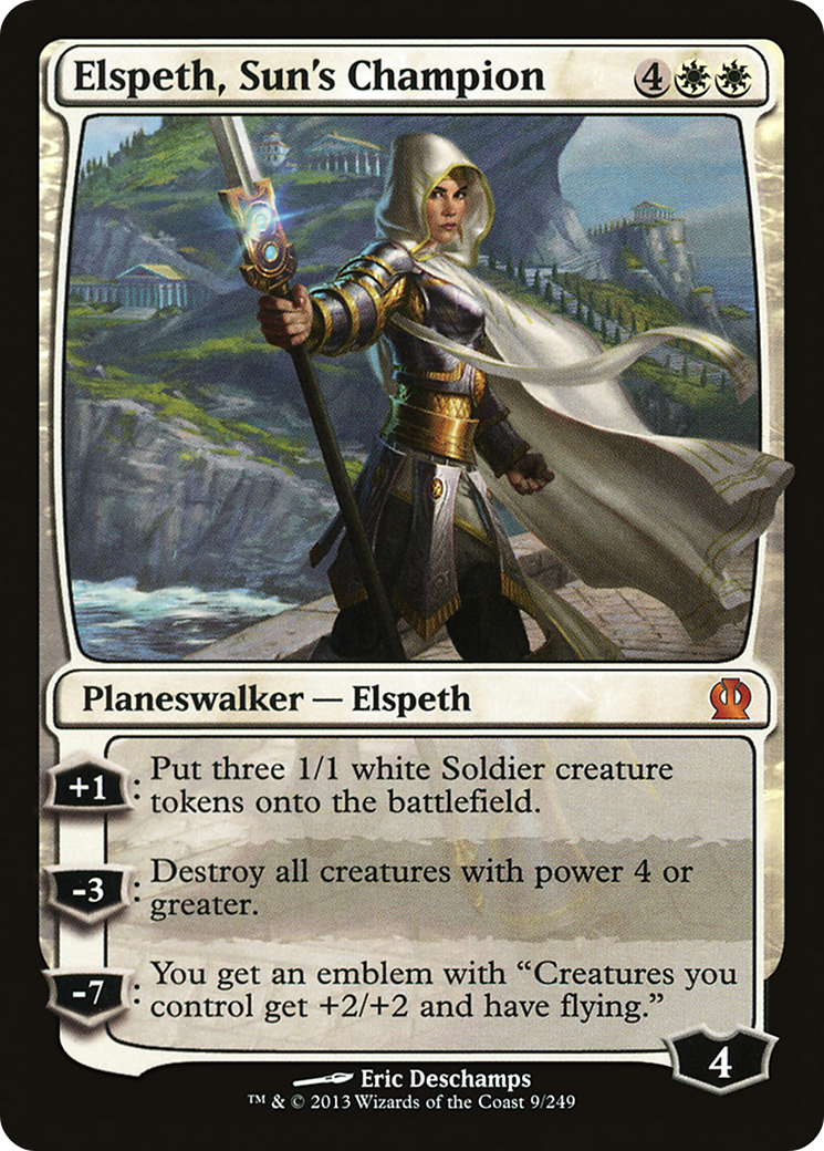 Theros - (THS-009) - Elspeth, Sun's Champion