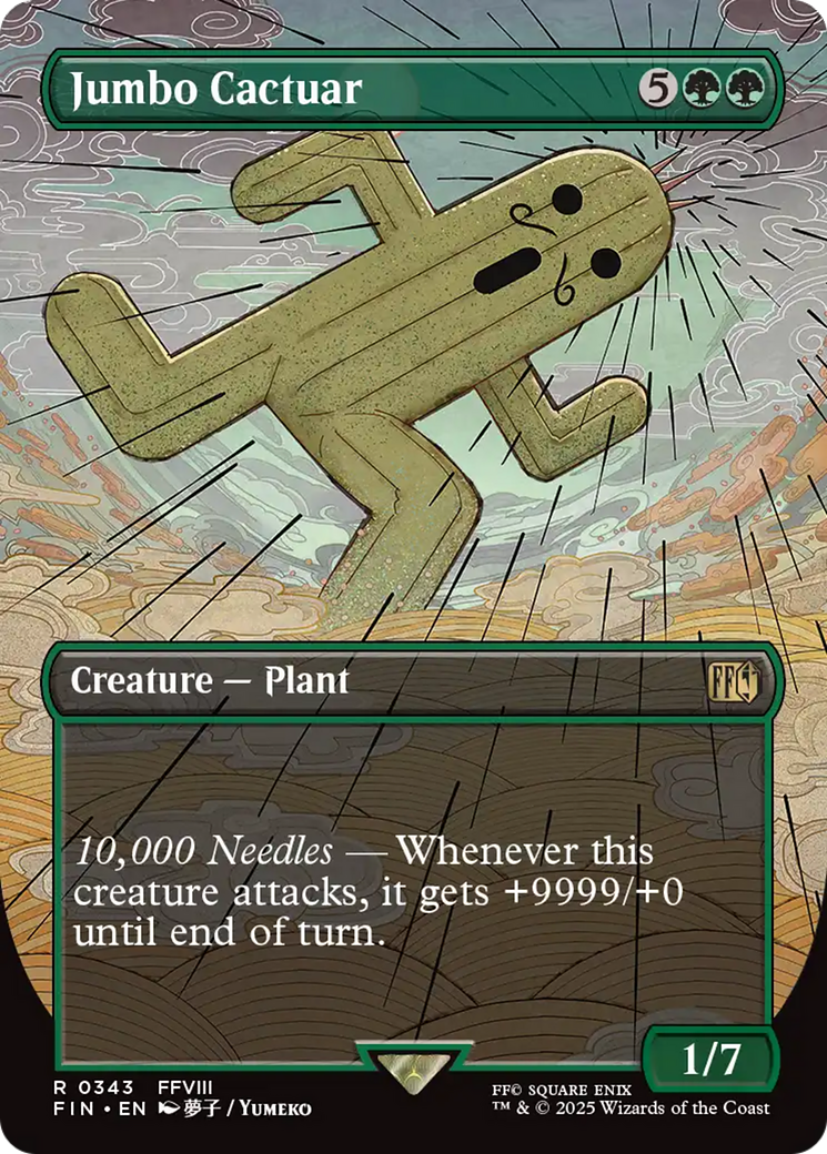 FINAL FANTASY - (FIN-343) - Jumbo Cactuar (Borderless)