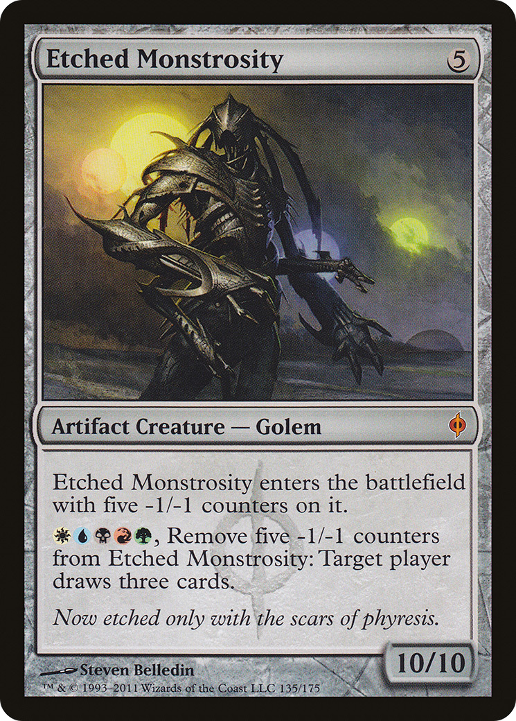 New Phyrexia - (NPH-135) - Etched Monstrosity