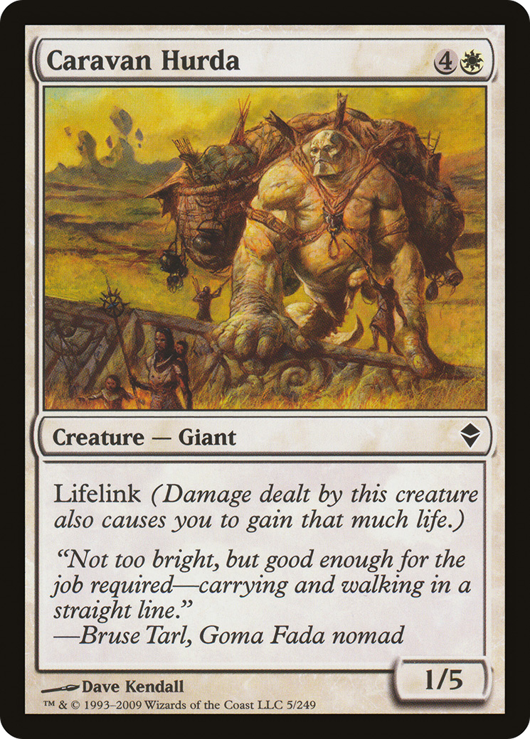Zendikar - (ZEN-005) - Caravan Hurda