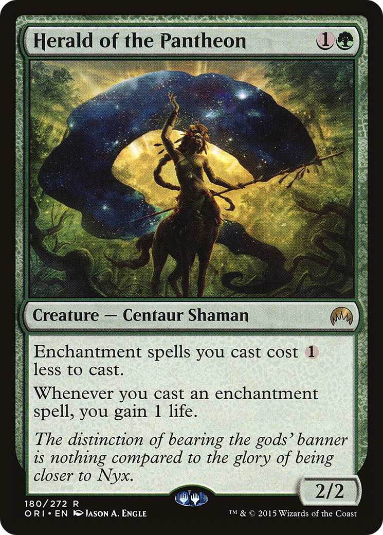 Magic Origins - (ORI-180) - Herald of the Pantheon