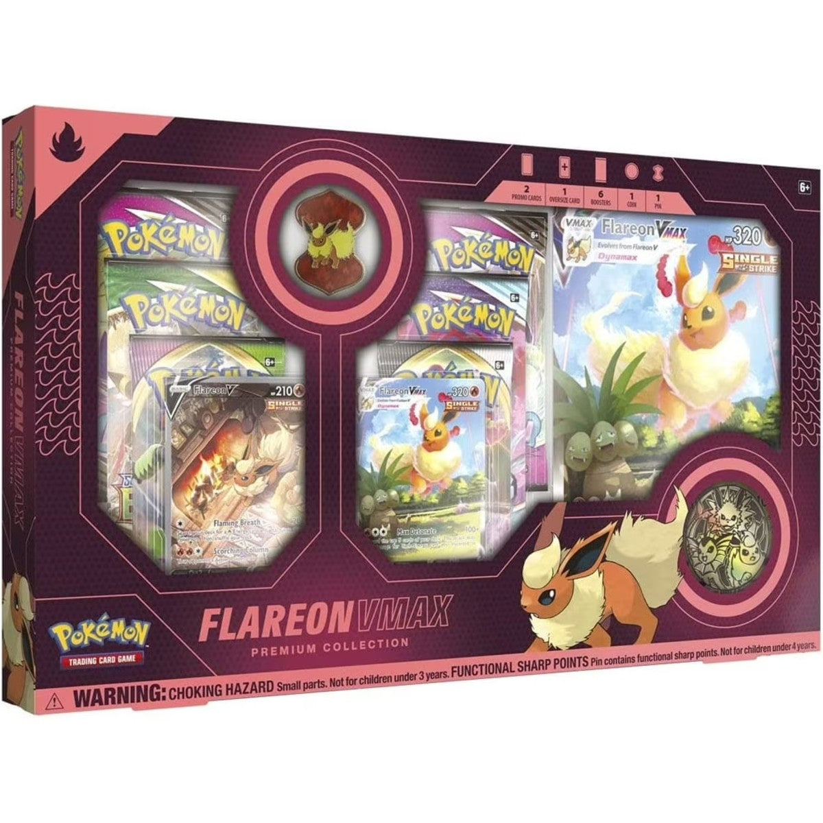 Pokemon Sword & Shield - Flareon Vmax Premium Collection