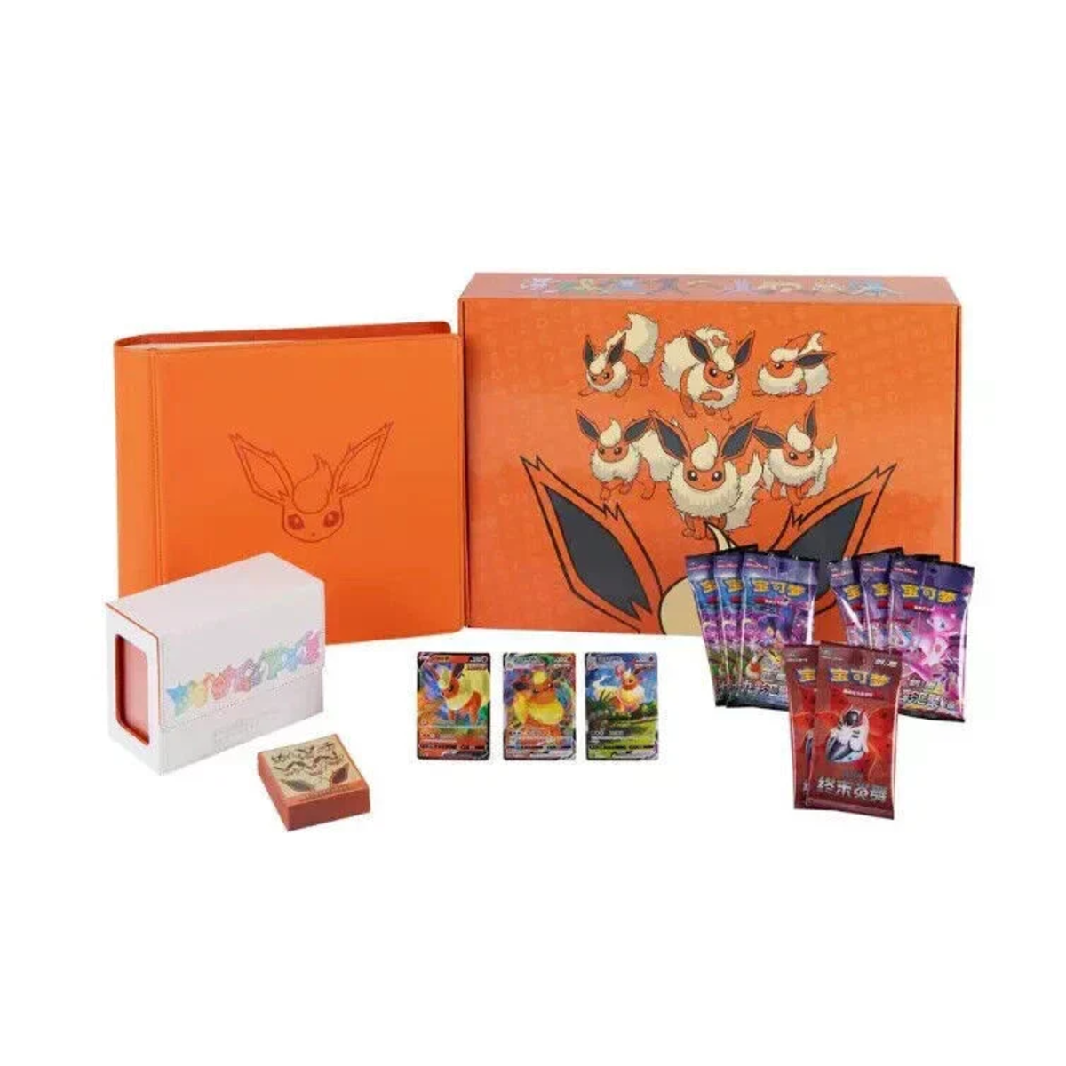 Pokemon Simplified Chinese - Flareon Gift Box