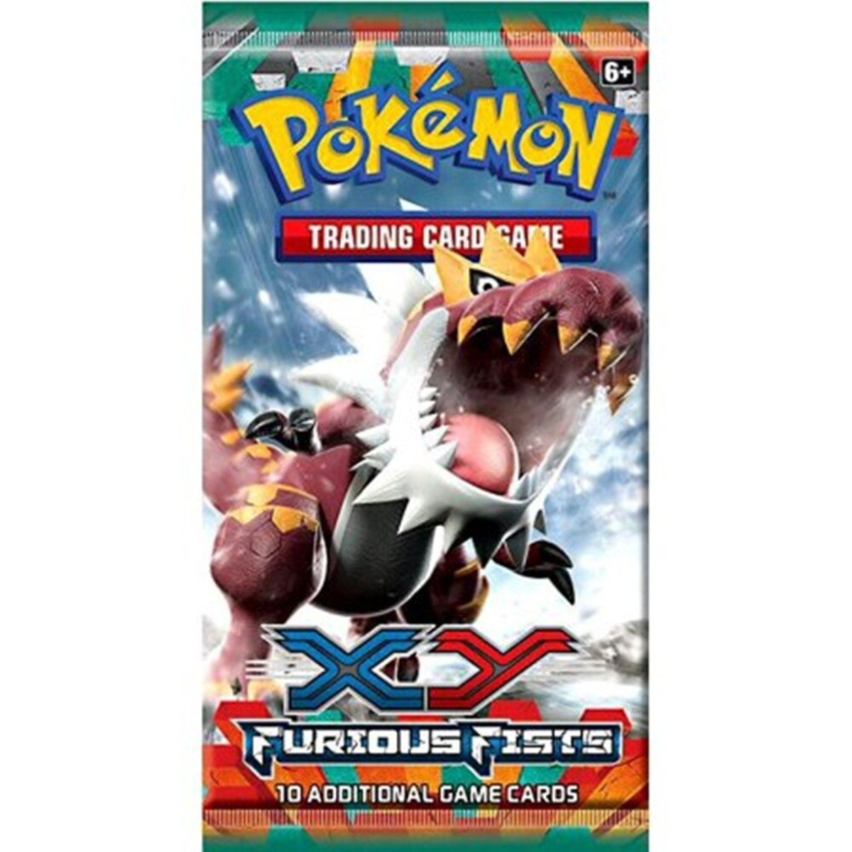 Pokemon XY - XY07 - Furious Fists Loose Booster Pack