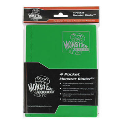 Monster 4 Pocket Binder - Pick a Colour!