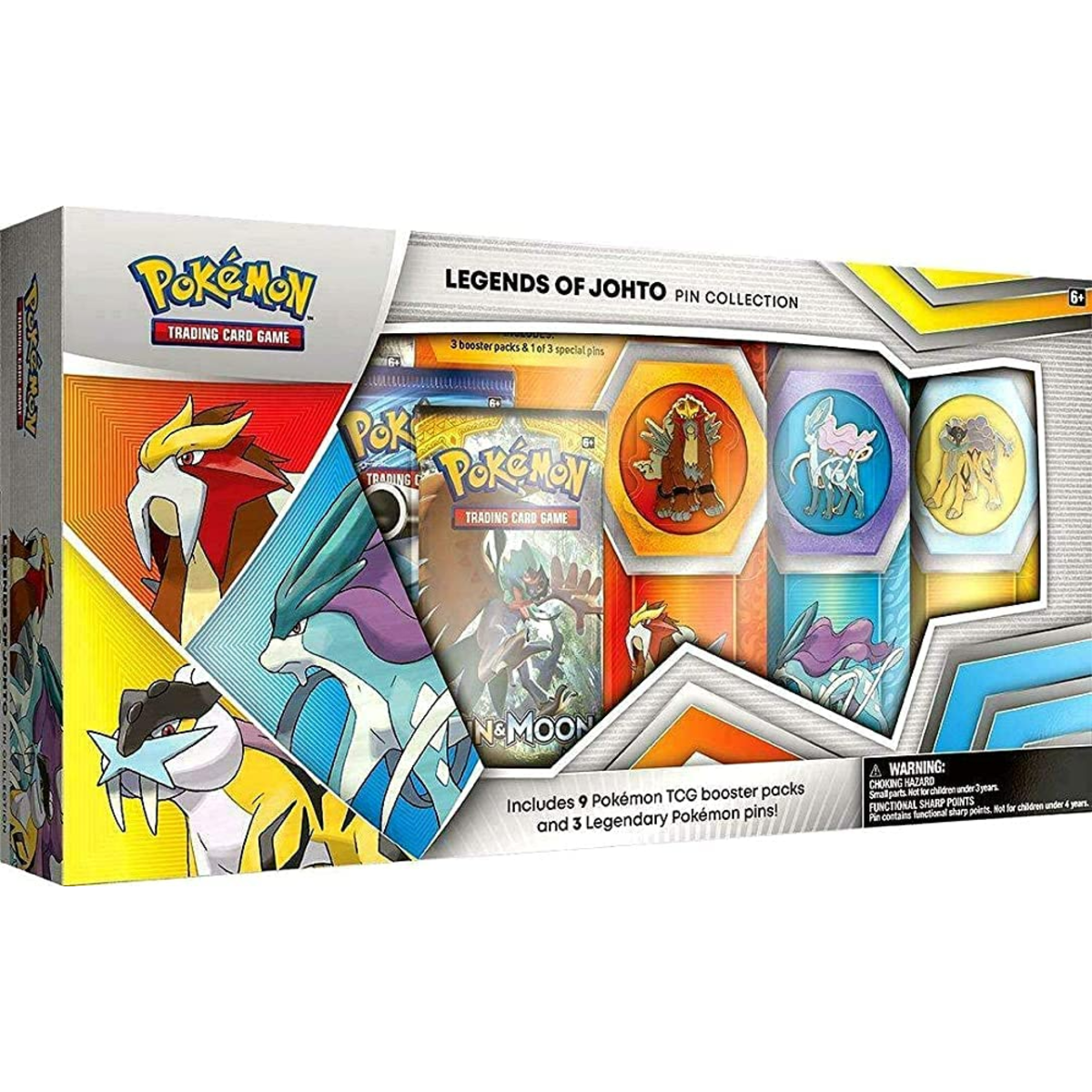 Pokemon TCG - Legends of Johto - Pin Collection Box