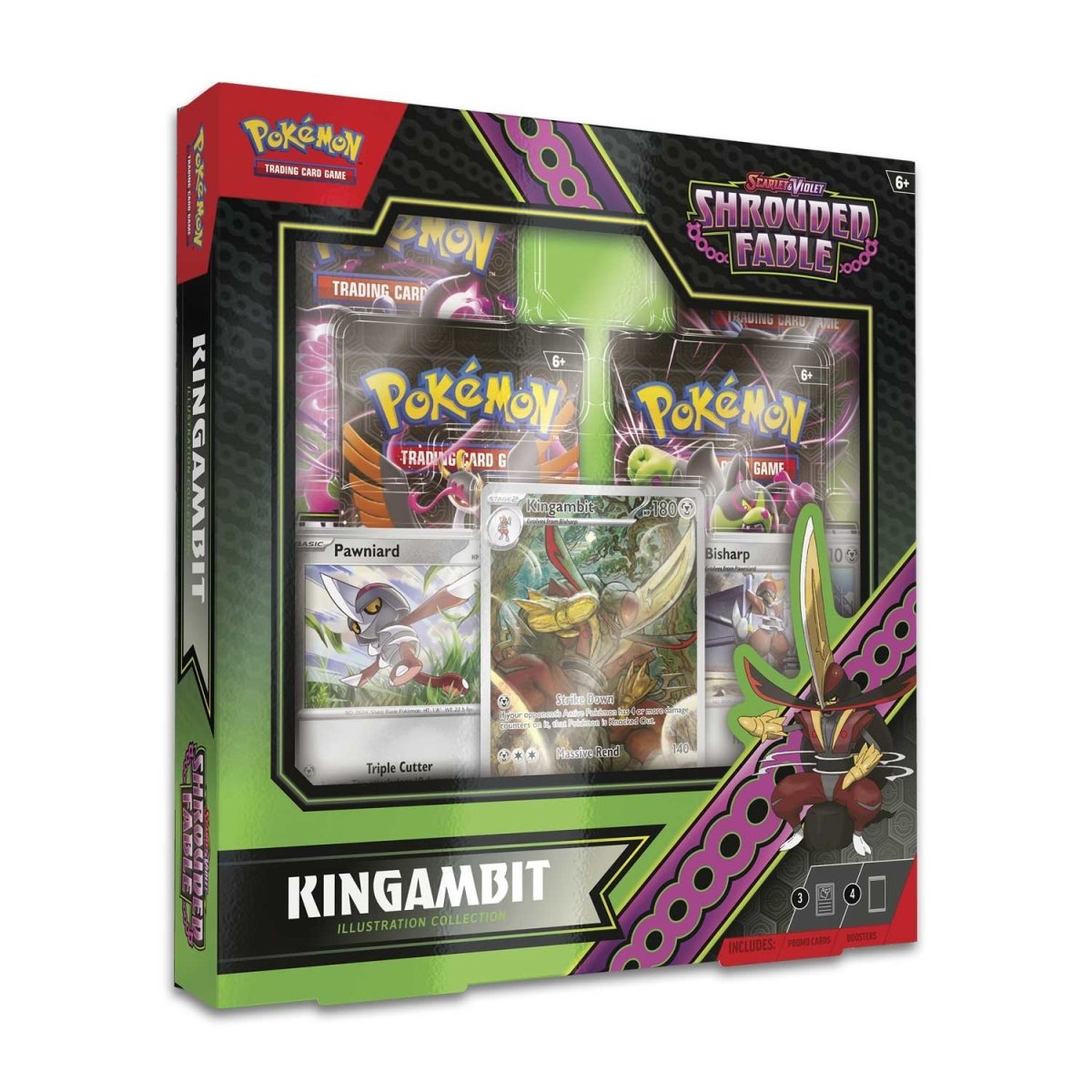 Pokemon Scarlet & Violet - SV06.5 - Shrouded Fable Kingambit Illustration Collection