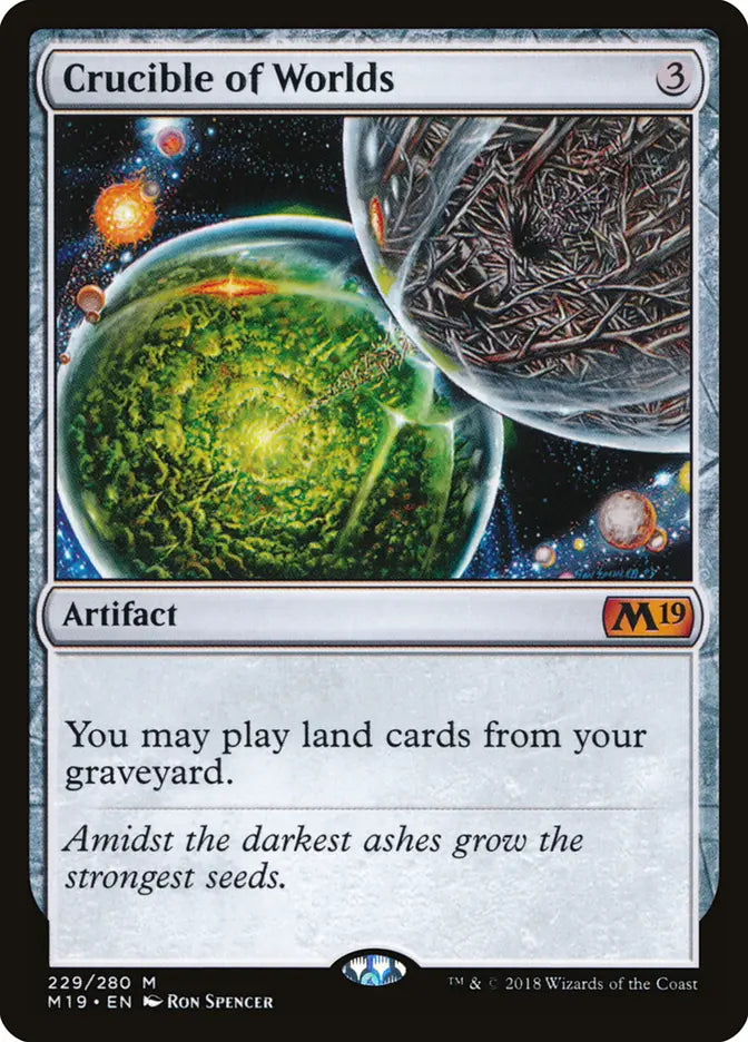 Core Set 2019 - (229/280) - Crucible of Worlds