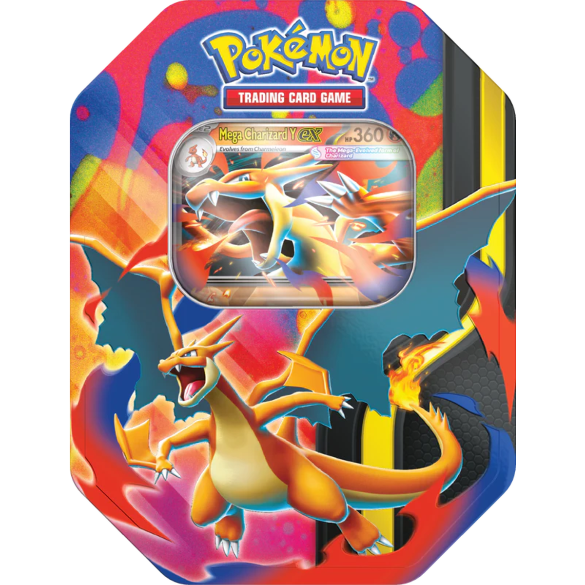 Pokemon Mega Evolution - Mega Charizard EX - Charizard Y Tin