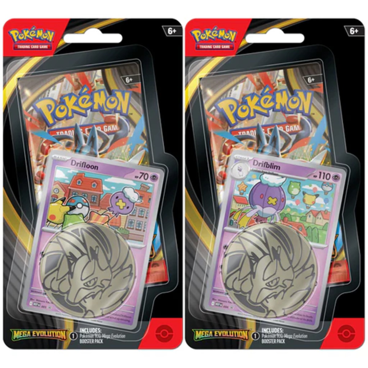 Pokemon Mega Evolution - ME01 - Mega Evolution Base Set - Checklane Blister (Random Promo) (PRE-ORDER)