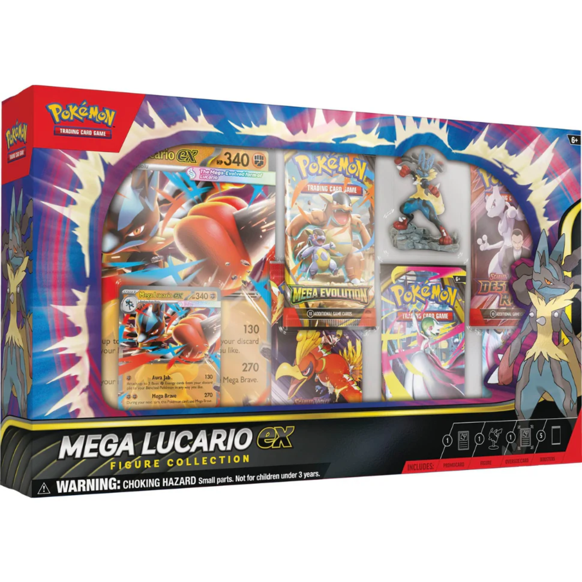 Pokemon Mega Evolution - Mega Lucario ex Figure Collection