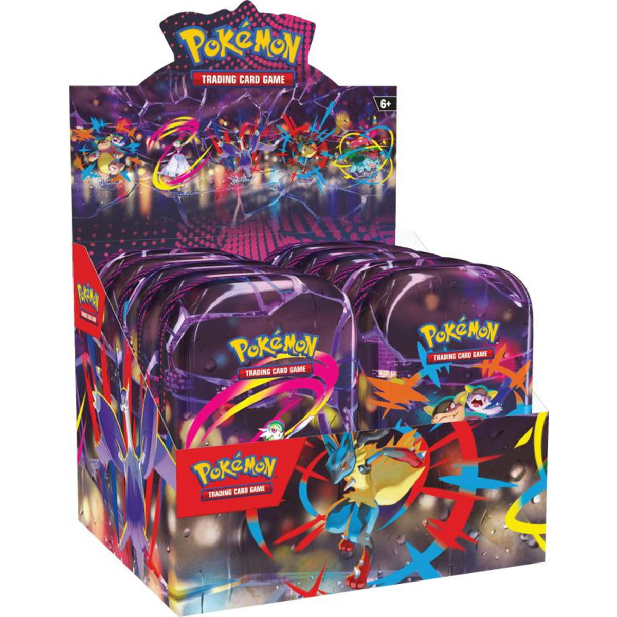 Pokemon Mega Evolution - ME01 - Mega Evolution Base Set - Mini Tin Display (8 tins)