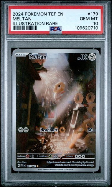 SV05 Temporal Forces 179/162 PSA 10 #109620710 Meltan  - Holofoil - Illustration Rare