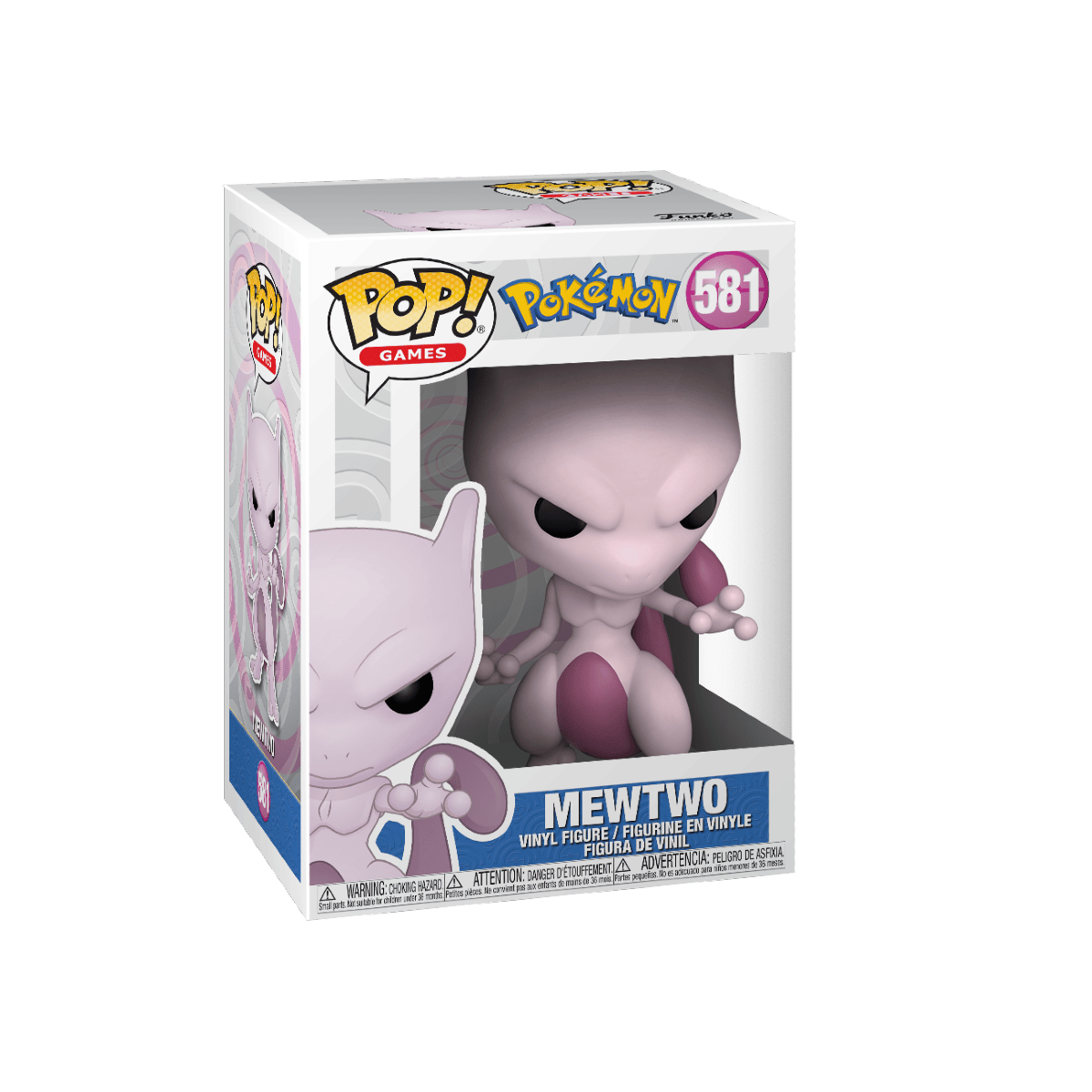 Funko Pop! Games Pokemon Vinyl Figure - Mewtwo #581