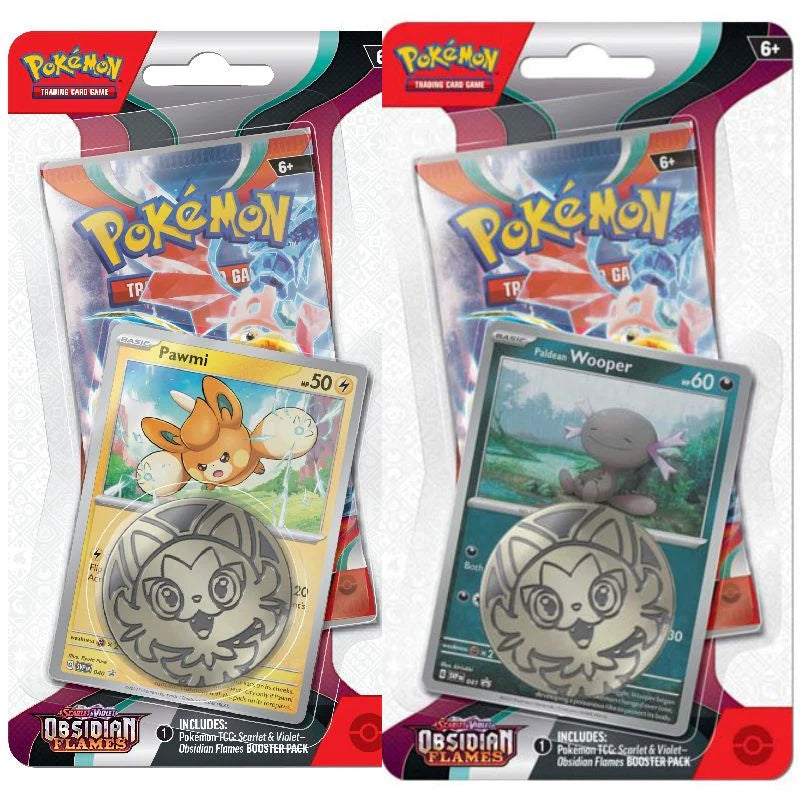 Pokemon Scarlet & Violet - SV03 - Obsidian Flames Checklane Blister (Random Variant)