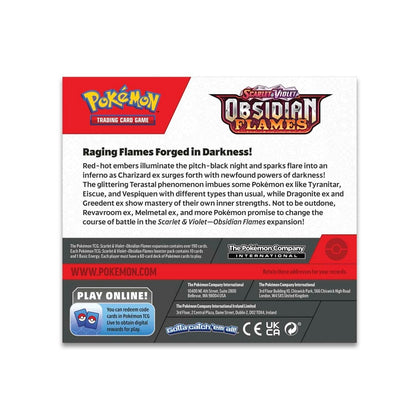 Pokemon Scarlet & Violet - SV03 - Obsidian Flames Booster Box (36 Packs)
