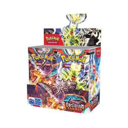 Pokemon Scarlet & Violet - SV03 - Obsidian Flames Booster Box (36 Pack BeardyCards Pokemon Scarlet & Violet - SV03 - Obsidian Flames Booster Box (36 Pack BeardyCards