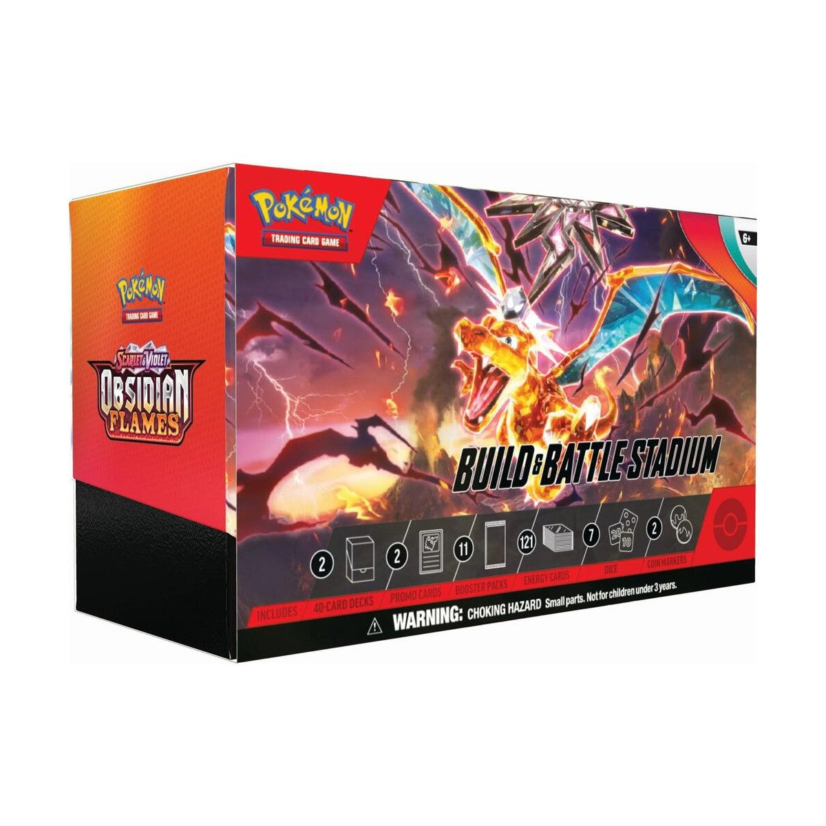 Pokemon Scarlet & Violet - SV03 - Obsidian Flames Build & Battle Stadium